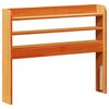 vidaXL Cabecero de cama con estantes madera maciza pino marr&oacute;n 100 cm
