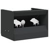 vidaXL Caja de Trampa para Balas Negro 29 x 22 x 20 cm Acero