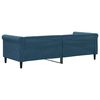 vidaXL Sof&aacute; cama sin colch&oacute;n terciopelo azul 80x200 cm