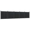 vidaXL Panel de valla WPC gris 872x186 cm