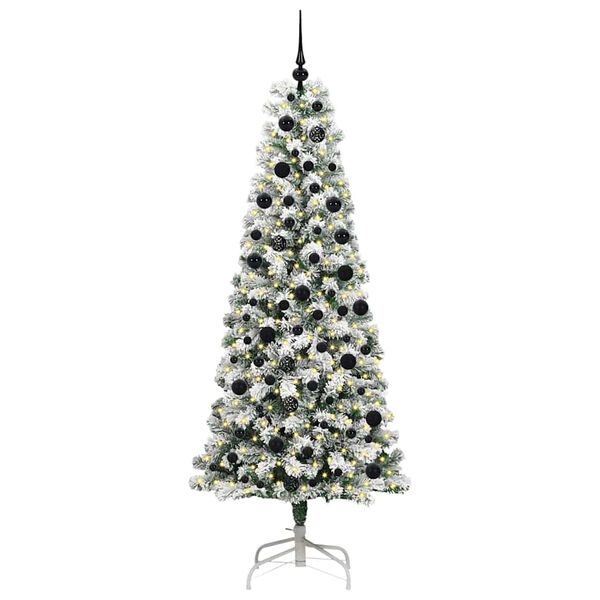 vidaXL &Aacute;rbol de Navidad artificial con ramas articuladas 210 cm
