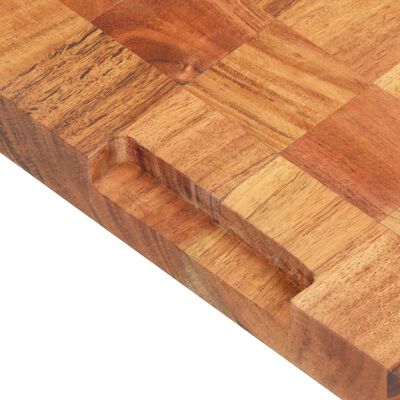 vidaXL Tabla de cortar de madera maciza de acacia 50x34x3,8 cm