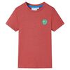 vidaXL Camiseta infantil color piment&oacute;n 104