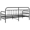 vidaXL Estructura de cama de d&iacute;a Negro 90 x 190 cm
