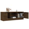 vidaXL Mueble de TV madera contrachapada marr&oacute;n roble 102x35x36,5 cm