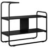 vidaXL Mesa Consola Roble Negro 80 x 35 x 75 cm Madera de ingenier&iacute;a