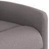 vidaXL Sill&oacute;n reclinable de masaje elevable tela gris taup&eacute;