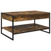 vidaXL Mesa de Caf&eacute; Roble Humo 80 x 50 x 40 cm Madera contrachapada