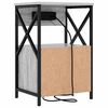 vidaXL Armario de Noche con caj&oacute;n 2 pcs Gris Sonoma 40 x 31 x 60 cm