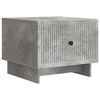 vidaXL Mesa de Caf&eacute; Gris Hormig&oacute;n 49 x 50 x 40 cm Madera de Ingenier&iacute;a