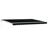 vidaXL Toldo Retr&aacute;ctil El&eacute;ctrico Negro 4 x 3 m
