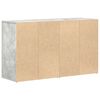 vidaXL Aparador Gris Concreto 120 x 36 x 69 cm Madera de ingenier&iacute;a