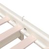vidaXL Cama apilable de madera pino maciza blanca 100x200 cm