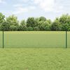 vidaXL Valla con Poste Verde 0,5 x 50 m Acero y PVC