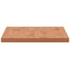 vidaXL Encimera de ba&ntilde;o madera maciza de haya 80x40x2,5 cm