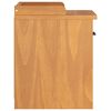 vidaXL Banco de recibidor SANDNES madera maciza de pino 45x40x50 cm