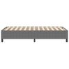 vidaXL Cama de plataforma Gris Claro 100 x 200 cm tela