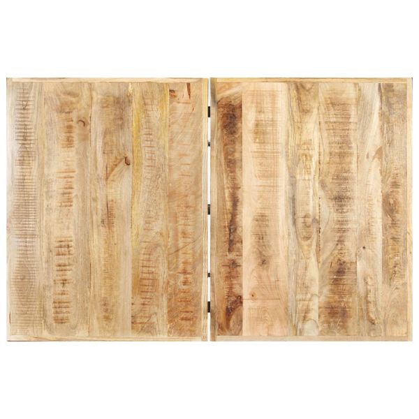 vidaXL Mesa de centro de madera maciza de mango 142x90x42 cm