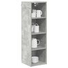 vidaXL Mueble colgante Gris Concreto 30 x 29,5 x 100 cm