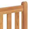 vidaXL Juego de comedor para jardín 5 piezas madera maciza de teca