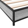 vidaXL Estructura cama madera ingenier&iacute;a metal gris Sonoma 120x200 cm