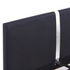 vidaXL Estructura de cama sin colch&oacute;n cuero sint&eacute;tica negra 135x190 cm