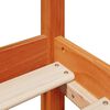 vidaXL Estructura de cama sin colchón madera maciza marrón 75x190 cm