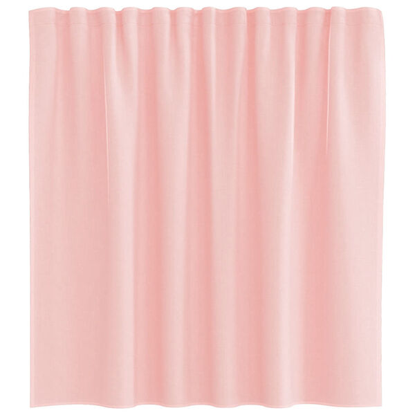 vidaXL Cortinas de gasa con trabillas 2 uds rosa 140x140 cm