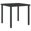 vidaXL Conjunto de Comedor de Jard&iacute;n 3 pcs Gris y Negro