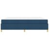vidaXL Estructura de cama con colch&oacute;n Azul 200 x 200 cm tela
