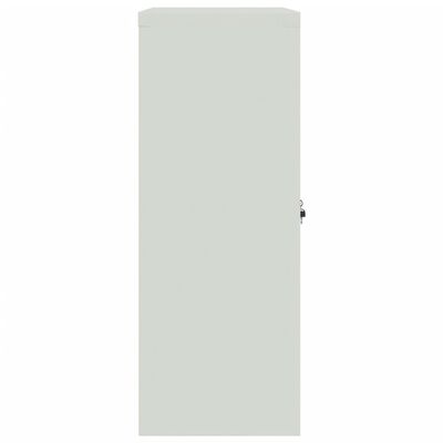 vidaXL Armario archivador de acero gris claro y azul 90x40x105 cm
