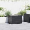 vidaXL Caja de Almacenamiento para Jard&iacute;n con almacenamiento Antracita