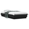 vidaXL Estructura de cama madera de ingenier&iacute;a negra 100x200 cm