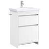 vidaXL Juego de muebles de ba&ntilde;o Blanco 61 x 40 x 84,5 cm