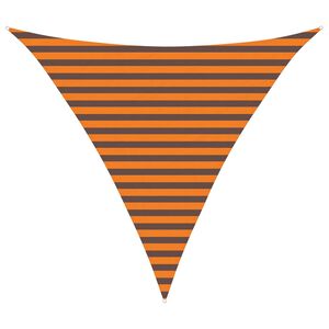 vidaXL Toldo Vela de Sombra Naranja y Marr&oacute;n 3 x 3 x 3 m