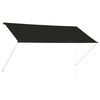 vidaXL Toldo retr&aacute;ctil 250x150 cm gris antracita