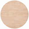 vidaXL Superficie de mesa redonda madera de roble sin tratar Ø90x2,5cm