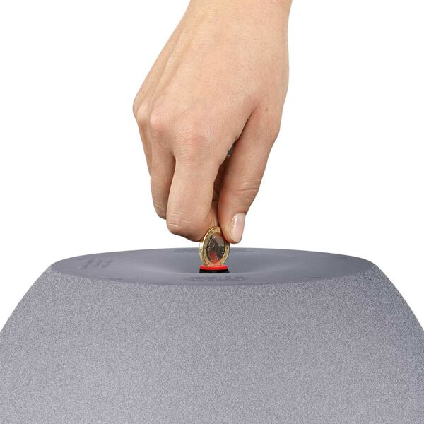 LECHUZA Macetero CUBETO Stone 30 ALL-IN-ONE gris piedra 13830