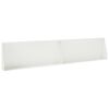 vidaXL Muro de Contenci&oacute;n 2 uds. 100 x 12 x 50 cm Acero Blanco