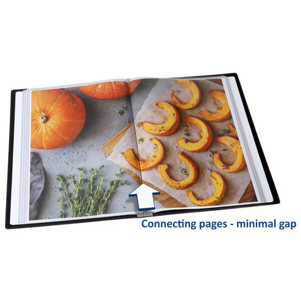 rillstab Libro portafolios A4 120 bolsillos negro