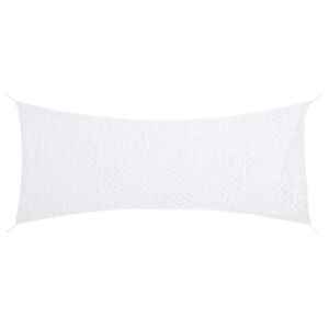 vidaXL Red de camuflaje con bolsa de almacenamiento blanco 312x140 cm