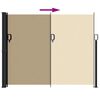 vidaXL Toldo lateral retr&aacute;ctil beige 160x300 cm