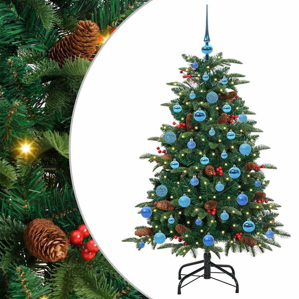 vidaXL &Aacute;rbol de Navidad artificial Verde 150 cm PVC, Metal y Pl&aacute;stico