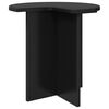 vidaXL Mesa lateral Roble Negro &Oslash; 39 x 38 cm Madera de Ingenier&iacute;a