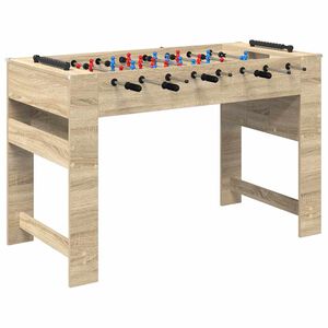 vidaXL Mesa de Futbol&iacute;n Roble Sonoma 125 x 60,5 x 80 cm