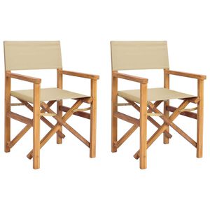 vidaXL Silla de comedor Marr&oacute;n y Beige 56 x 54 x 87 cm