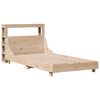 vidaXL Estructura de cama sin colch&oacute;n madera maciza de pino 90x200 cm