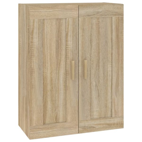 vidaXL Armario de pared madera ingenier&iacute;a roble Sonoma 69,5x32,5x90 cm