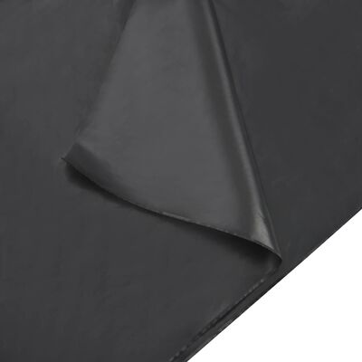 vidaXL Forro de arenero negro 100x100 cm