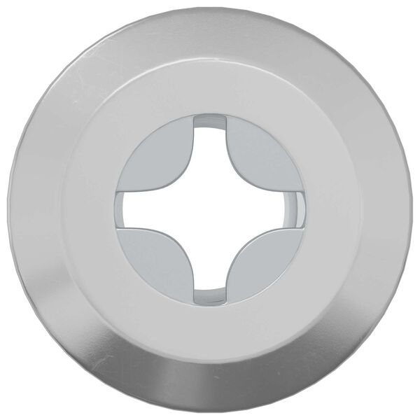 vidaXL Tuerca de Bloqueo 2 pcs N&iacute;quel M6 x 15 mm Acero